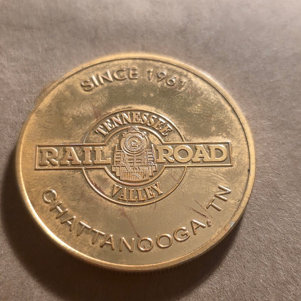 Tennessee Valley Railroad Steam Engine 630 Souvenir Coin Token Chattanooga TN